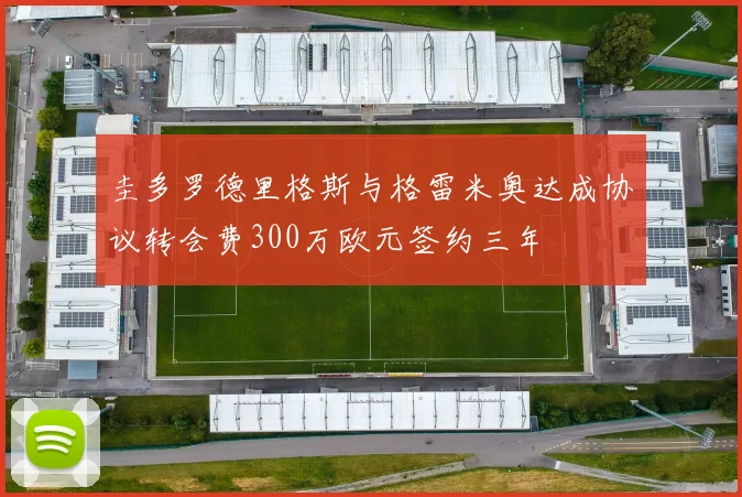 圭多罗德里格斯与格雷米奥达成协议转会费300万欧元签约三年